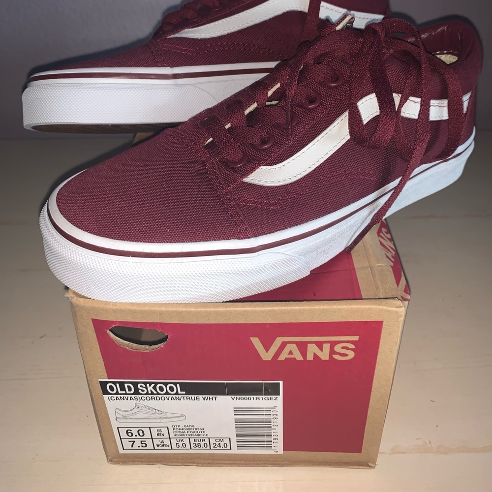 SOLD!!! Old Skool Cordovan & True White